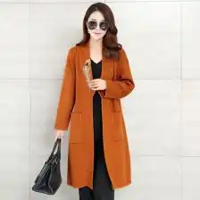 灰色西服女麻

