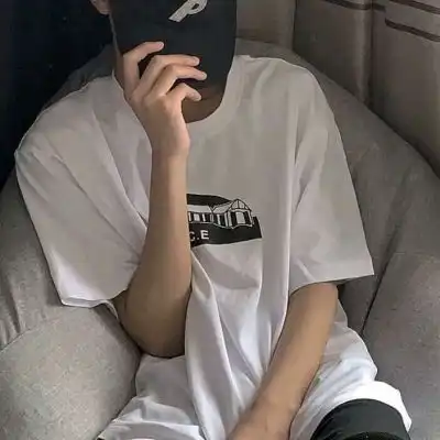 白色系男头
