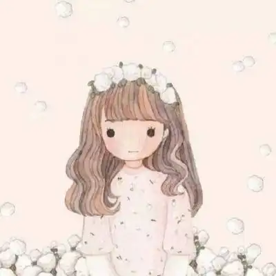 粉色系女生头像动漫萌二次元少女心头像系列
