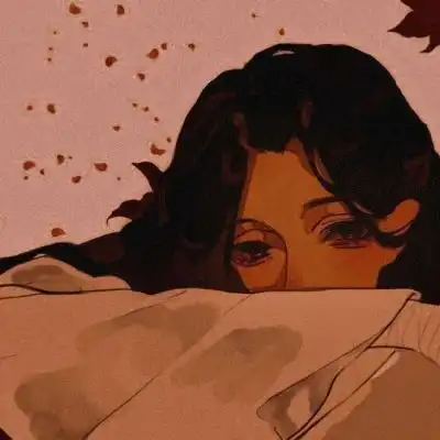 红色系插画古风女生and漫画风甜卡通动漫头像我要个性网

