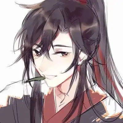奶酪古风动漫手绘男生头像

