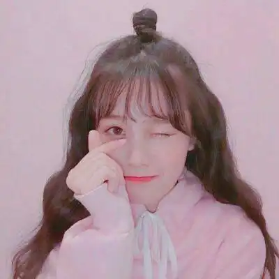 甜美粉色系女头.
