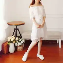 女人都应该拥有一条白色连衣裙,圣洁如莲般绽放
