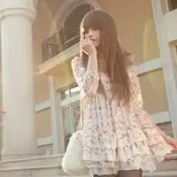 可爱女生暖色系头像微信头像图片大全
