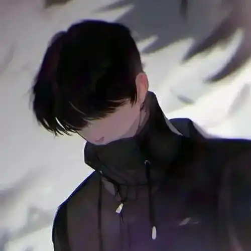 伤感动漫男生头像单曲循环的歌词里都是遗憾

