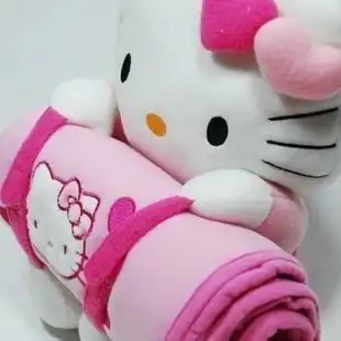 柔软珊瑚绒hellokitty猫图案空调被子空调毯毛毯子毛巾毯床单
