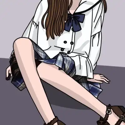 唐崎夜雨jk女孩的手绘头像画师卡通动漫头像我要个性网
