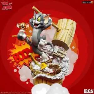 ironstudiostomandjerry猫和老鼠汤姆和杰瑞雕像
