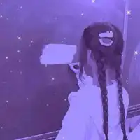 卡通头像女生可爱萌紫色系紫色可爱卡通女生头像超萌
