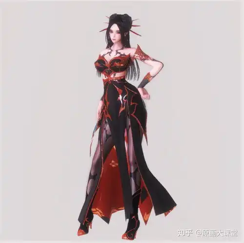 国漫崛起国产动漫女神画师神还原焰灵姬插画分享
