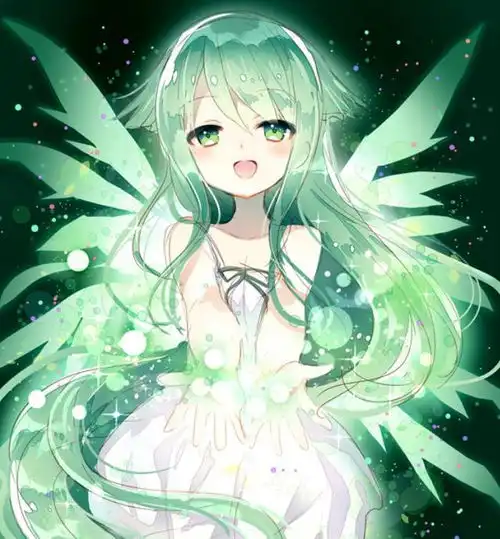 卡通美少女可爱女生系列,听说爱笑的女生都特别善良
