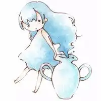 水瓶座头像女生动漫梦幻微信头像图片大全

