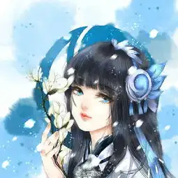 剑网3玩家手绘精美萝莉头像
