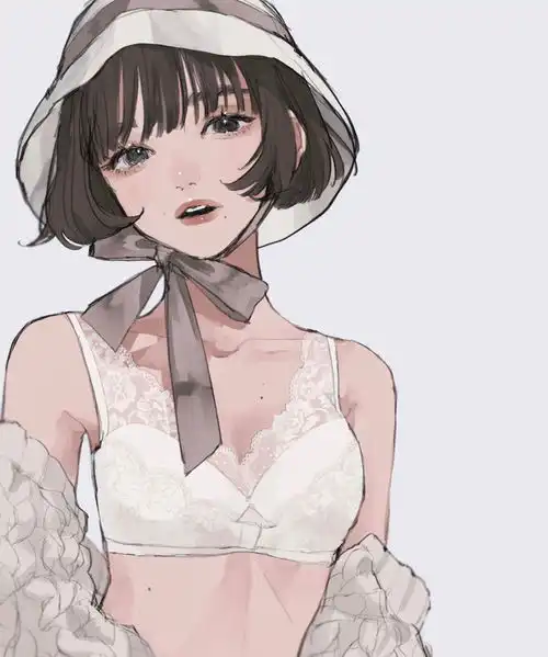 插画欣赏你陪了我多少年,花开花落
