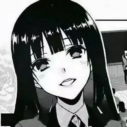 暗黑丧系男女生动漫头像
