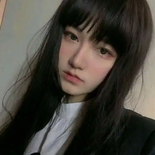 小清新可爱黑发拍照女生头像奶女生头像我要个性网
