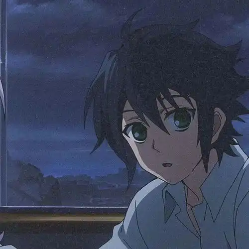 情头好看到爆炸的蓝色系情侣头像
