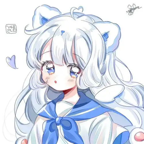 插画头像丨少女心爆棚的日韩系漫画少女小插画素材

