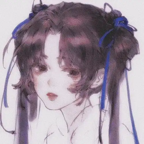古风头像丨唯美可爱女生古风头像,手绘头像
