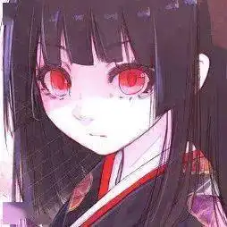 暗黑丧系男女生动漫头像
