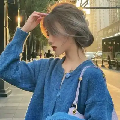 蓝色系女头后来没有特意的见女生头像我要个性网
