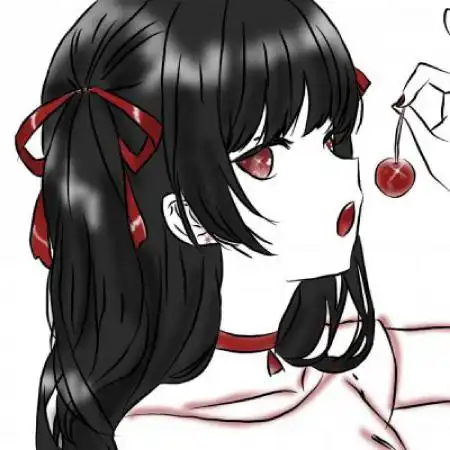 女生头像动漫冷酷,红色系个性日系风
