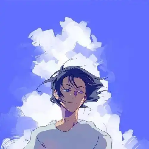 动漫男生头像见过花开的人,便会懂得风的温柔
