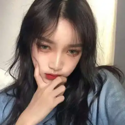 蓝色系小清新唯美温柔部位女头对女生头像我要个性网
