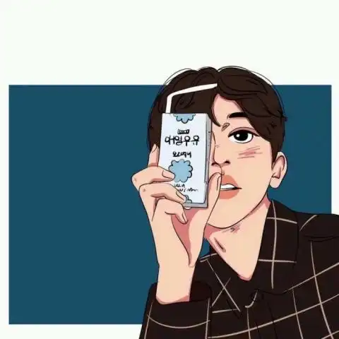 萌系可爱情头动漫一男一女很火软萌情头一左一右
