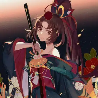 2023唯美古风女生动漫头像
