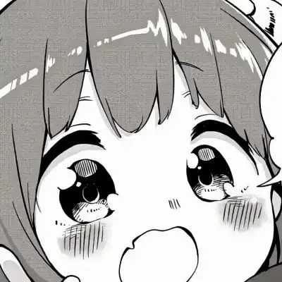 日系黑白动漫女头

