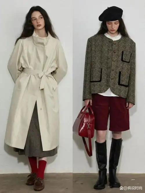 又被气质女人惊艳,秋天的韩系复古风穿搭,演绎骨子里的高级
