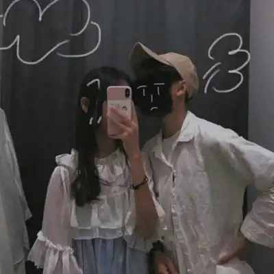 念七暗系ins一对两张情侣真人头情侣头像我要个性网
