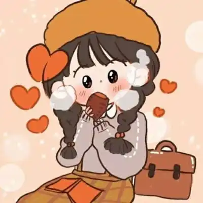 微信头像女可爱卡通头像图片
