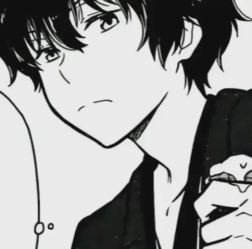 动漫男生头像风华是一指流砂,苍老是一段年华
