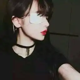 黑色霸气女生头像非主流美女头像
