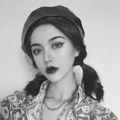 南曦伤感黑白女头
