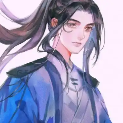 一组高冷动漫古风男生头像
