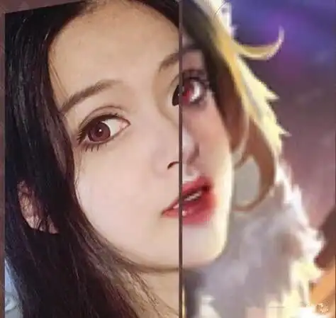 王者荣耀女玩家化妆成英雄简直就是真人版连程咬金都毫无违和感
