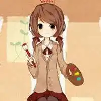 少女与猫微信头像
