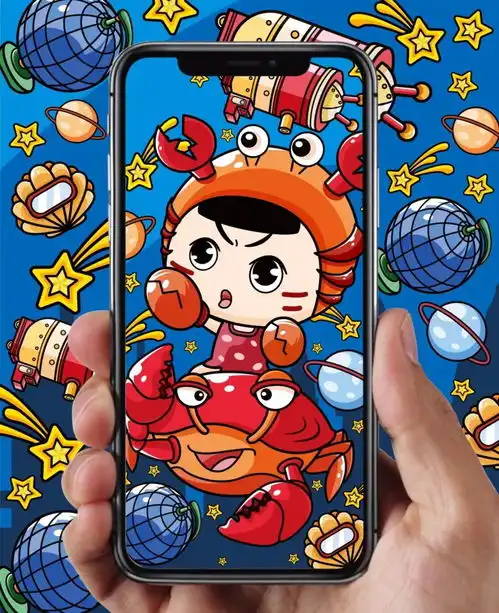 纯粹送福利十二星座系列原创手机壳之巨蟹座

