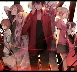 五人的动漫图片
