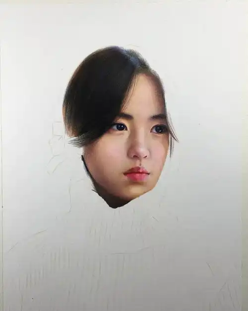 写实的人,用彩铅更好表达哦
