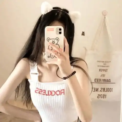 超美不露脸女生头像
