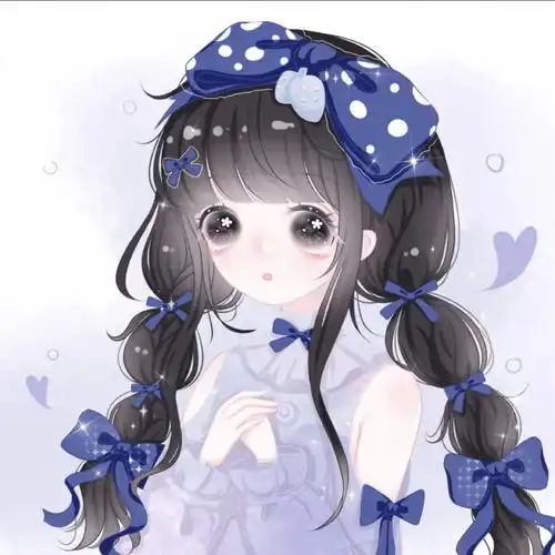 仙气可爱动漫女生头像
