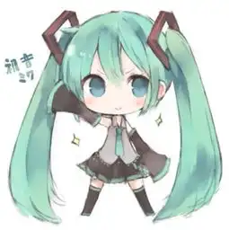 初音萌系头像高清的
