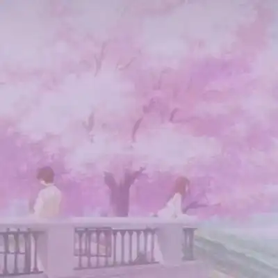 动漫治愈系背景图月亮躲在云里,卡通动漫头像我要个性网
