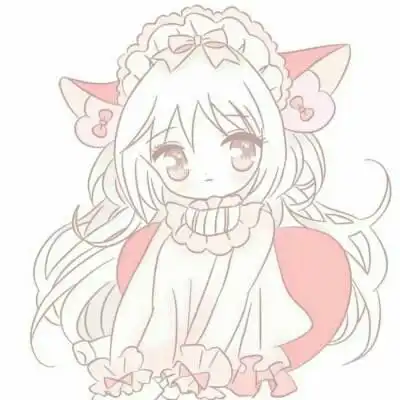 二次元软妹头像粉色系高清小仙女萝莉女头像
