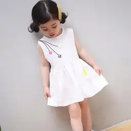 乔乔的冒险旅程女童连衣女宝宝夏季无袖裙子女孩及膝裙荷包三朵花黄色90cm蜜芽,中国领先的进口母婴限时特卖商城
