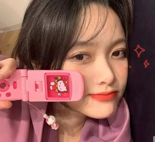ins粉色系女头
